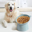 Pet Cat Dog Bowl High Foot Dog Bowl Neck Protector Cat Pet Food Water Bowl Anti-Overturning Binaural Washable Pet Feeding Bowl