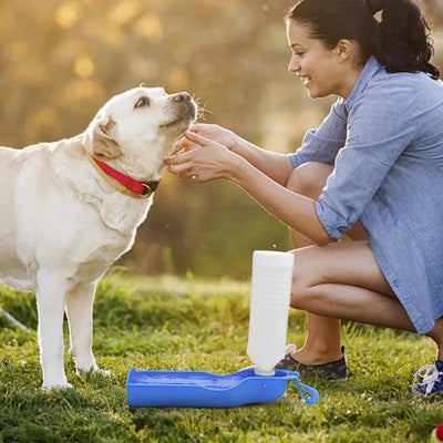 Portable Pet Water Bottle Puppy Water Dispenser Foldable Dog Water Bottles For Walking Leakproof Outdoor Travel Water Bowl For
