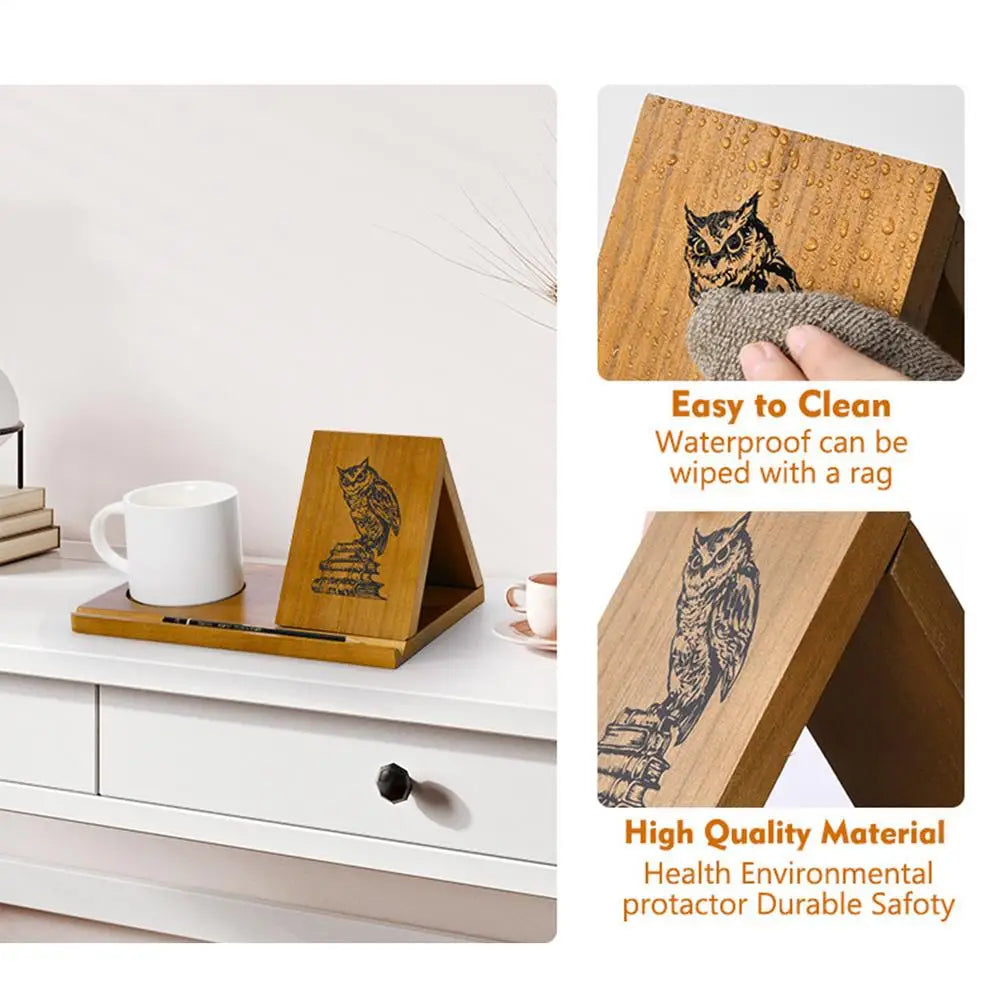 Book Nook Reading Valet Tiny Bookshelf Decorative Reading Book Stand Creative Bedside Book Holder Tabletop Bookshelf For Home