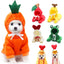 Cute Fruit Pet Costume Dog Clothes for Small Dogs Warm Fleece Doggy Hoodies Pet Dog Cat Clothing Puppy Sweater for Chihuahua Pug