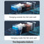 Fish Tank Waterfall Filter Box Wall Mounted Built-in Silent Circulating Water Purifier For  Aquarium Tank Box With Water Pump