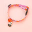 Lightweight Halloween Dog Collars Durable Skull Bat Pendant Cosplay Neck Accessories for Cats Personalized Decorate Pet Necklace