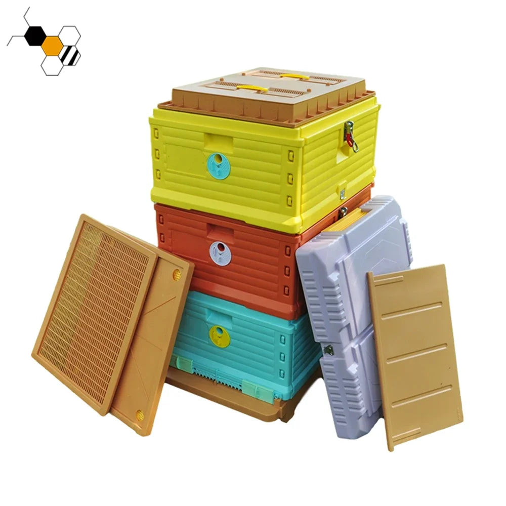 HDPE Langstroth 3 Layer 10 Frame Beehive Thermal Plastic Insulated Bee Hives