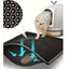 1pc, Cat Litter Mat, Cat Waterproof Litter Trapping Mat,Double Layer Filter Washable Non Slip Cat Mat For Cleaning, Pet Supplies