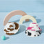Cute Bucket Hat for Dogs Pet Outdoor Sunscreen Hat Summer Cap Puppy Dog Hat with Adjustable Belt for Small Medium and Large Dogs