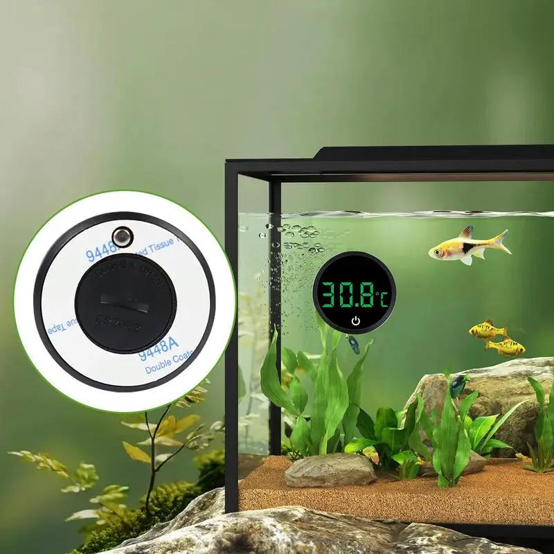 Aquarium Thermometers Accurate Digital Display Design Fish Tank Thermometers Fish Tank Accessories Portable Tank Thermometers