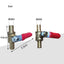 8MM Copper Air Splitter Valve Aquarium Fish Tank Air Pump Flow Splitter Distributor Pump Valve Tap LeverControl Switch Valve