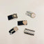 Lovely Pearl Pet Head Wear Black and White Ribbon York Dog Neck Collar Cat Hair Clip Dog BB Clips Teddy Bear Hair Accessories