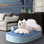Bola kennel medium and large dog sofa bed removable and washable winter warm dog bed golden feather nest cushion pet supplies