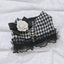 Designer Dog Harness and Leash Set for Small Medium Dogs Cats Walking, Puppy Lace Vest Harness York Chihuahua Pet Accessories