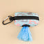 Abstract Designer Print Cute Design Pet Poop Bag Holder Dispenser Without Poop Bag And Leashes Can Attached With Any Dog Leashes