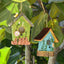 Hangable Bird Houses For Outside Hangable Resin Hand Carved Bird Nest For Outside Sturdy Multifunctional Outdoor Garden Decor