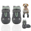 UXCELL 4pcs Summer Dog Shoes Breathable Mesh Dog Boots Paw Protectors for Hot Roads Outdoor Walking Pet Shoes Portswear