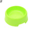 Candy Color Plastic Pet Round Bowl Cat And Dog Food Bowl Pet Small Cat And Dog Tableware Wholesale Easy To Clean Colorful