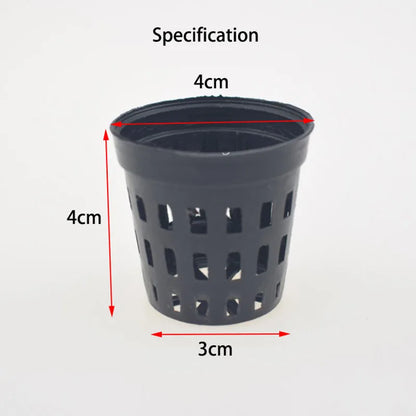 2pcs Aquarium decoration Hanging fish tank Mini Plastic Pot Polka Water potted planting cylinder cup aquarium accessories