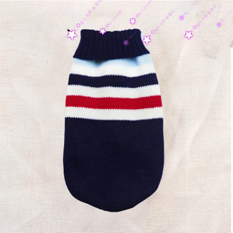 Dogs Sweater Winter Knitted Dog Jumpers For Small Large Dogs Designer Cat Chihuahua Warm Clothes For Small Breeds Dogs Christmas