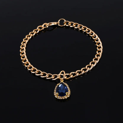 Cat Collar Dog Princess Love Cat Necklace Handmade Birthday Party Necklace Cat Accessories Pet Puppy Crystal Diamond Pendant