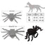 Spider Costume For Cats Fun Realistic Dogs Cats Cosplay Outfit Scary Halloween Dressing For Pet Supplies Festive Costume For