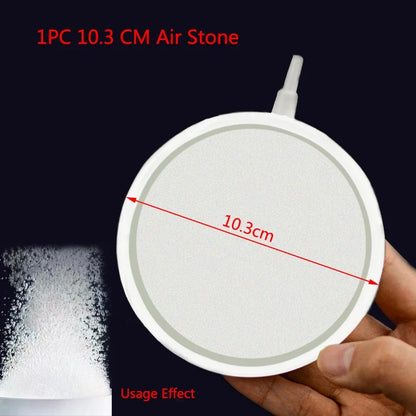 1Pcs 75/10mm Fish Tank Aquarium Air Stone Oxygen Aerator Increasing Air Bubble Pond Pump Hydroponic Oxygen Accessories Great