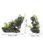 UXCELL Artificial Resin Rockery Fish Tank Landscape Aquarium Decor Mountain Hiding Cave Pet Supplies Ornament Accessories