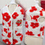 Dog Cold Weather Clothes Warm Open Back Winter Pet Clothes Cute Printed Floral Pattern Clothing For Daily Wear Walks Soft