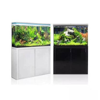 Filter aquarium living room Large  floor-to-ceiling glass fish tank ecological water-free aquarium