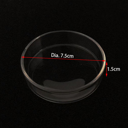 Transparent Aquarium Fish Tank Shrimp Food Feeding Circle Glass Feeder Floating Bottom Feeder Fish Shrimp Aquarium Accessories
