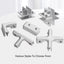 Glass Clamp Combination Fixing Clip for Showcase Fish Tank Cabinet Garden Fence Ceramic Tile Splicing DIY Panel Reinforced Clip