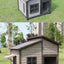 Small puppy house outdoor water rot kennel kennel kennel rural large medium and small outdoor villa