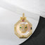 Juya 18K Real Gold Plated Cubic Zircon Bear Lion Bird Tiger Panther Head Leopard Charms For DIY Pendant Necklace Bracelet Making
