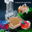 Highly Transparent Acrylic Aquarium Feeder Tube Dish Transparent Fish Tank Shrimp Snail Shrimp Food Feeding Bowl Accessories
