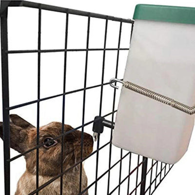 1L Plastic Rabbit Drinking Water Bottle Bucket Hamster Dispenser Cage Hanging Feeder Nipple Water Drinker for Rabbit Guinea pig