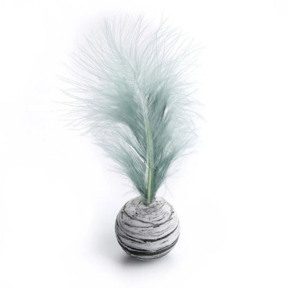Cat Feather Toy Funny Foam Star Ball Feather Toy for Kitten Funny Cat Toy Throwing Toys Interactive Puppy Kitty Toy Pet Supplies
