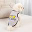 Summer Cotton Puppy Dog Vest Shirt Letter Print Pet Clothes for Small Dogs Chihuahua Pinscher Yorkshire Shirts mascotas Clothing