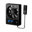 Smart Cooling Fan For Reptile Tank With LED Display Ventilation Fan For Reptile Enclosure Dehumidifier For Rainforest Terra X2J2