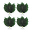 UXCELL 2/4 Pcs Aquarium Artificial Plastic Plants Betta Fish Leaf Pad with Suction Cup Betta Bed Leaf Hammock Resting Hide Decor