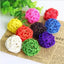 10pcs Primary Color Sepak Takraw Parrot Chewing Toy Ball Pet Bird Foot/foot Scratching/foot Toy Pet Chewing Toy Sepak Takraw