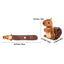 Dog Vocal Interactive Toy Velvet Squirrel Shaped Foraging Instinct Training Puppy Toys Interactive Dog Puzzle Toys With Sound