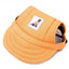 Adjustable Baseball Cap with Ear Holes for Large Medium and Small Dogs Summer Dog Cap Puppy Sun Hat Outdoor Hiking Pet Products