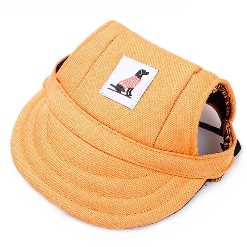 Adjustable Baseball Cap with Ear Holes for Large Medium and Small Dogs Summer Dog Cap Puppy Sun Hat Outdoor Hiking Pet Products