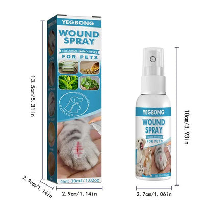 30ml Pets Anti-Itch Spray Pet Wound Spray Cats Dogs Skin Healthy Care Spray Pets Anti-Itch Treat Products For Sensitive Skin