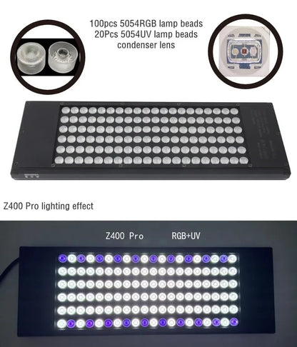Week Aqua Z400 90W Full Spectrum Aquarium Plant Light APP Control Adjustable Height LED Freshwater Coral Plants Growing Light