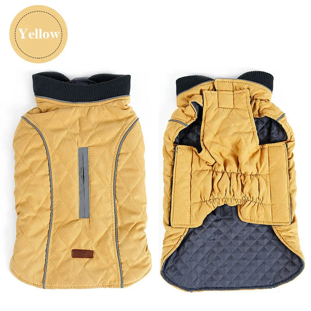Retro Style French Bulldog Pet Coat Jacket Winter Warm Big Dog Clothes for Medium Large Dogs Pug Bull Terrier mascotas Clothing