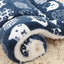 Pet Sleeping Mat Dog Bed Cat Bed Soft Hair Thickened Blanket Pad Fleece Home Washable Warm Bear Pattern Blanket Pet Supplies