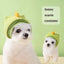 Elastic Winter Cosplay Cat Hat Funny Animal Warm Cotton Pet Dog Head Wear Halloween New Year Chihuahua Gifts Pet Accessories