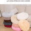 Plush Circular Pet Nest Winter Cat Nest Dog Nest Warm Detachable Washable Round Cat Nest Pet Bed Seasonal Universal Decoration