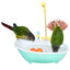 Parrot Automatic IntelligentBath Bird Shower Bathtub Cage Parakeet Plastic AccessoriesHousehold AccessoryBird Supplies Cute J1E2