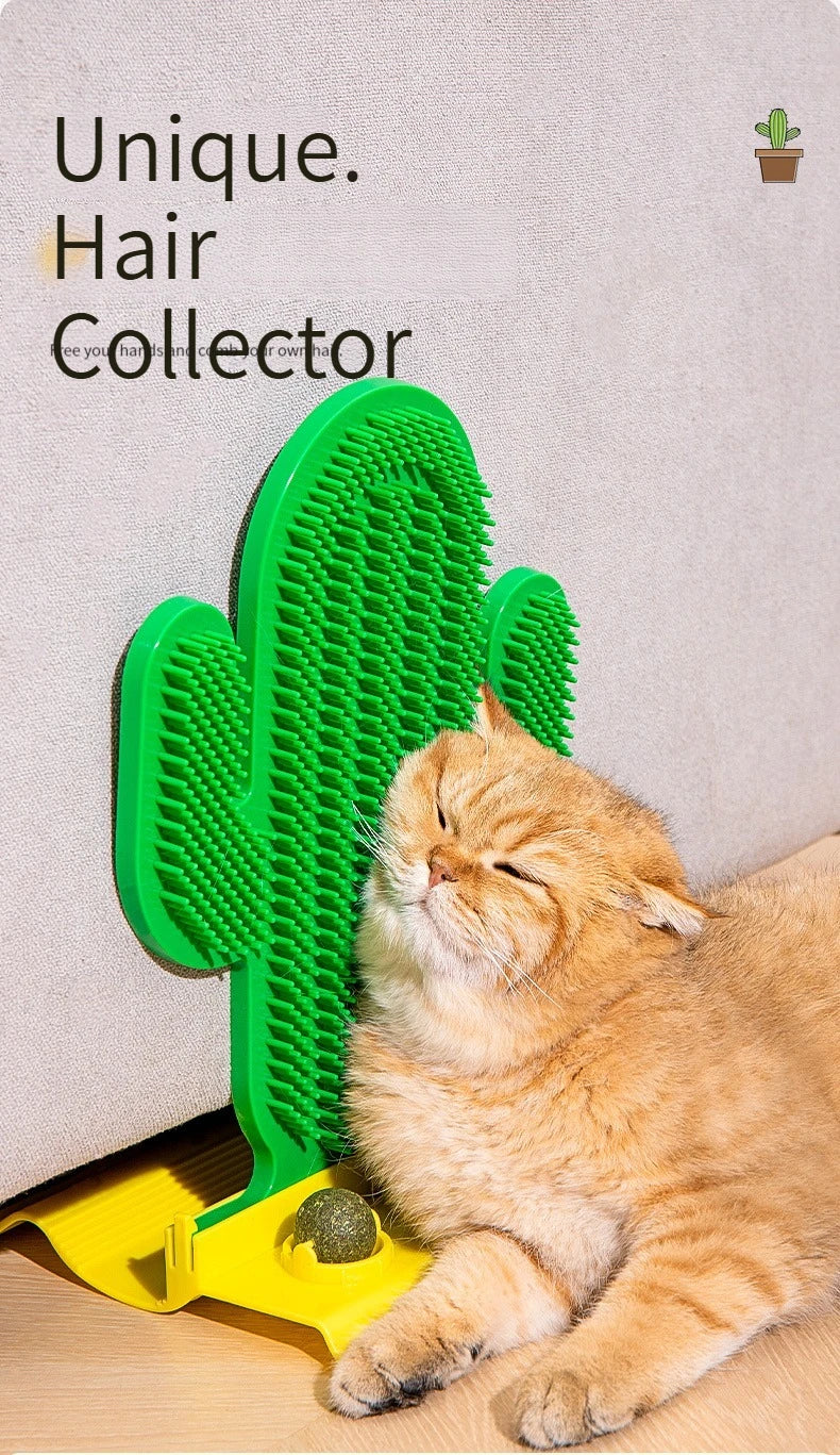 Cat Hair Scratch Corner Tickle Cactus Toy Scratch Scratch Massage Brush Face Hair Removal Cat Brush Artifact Pet Supplies