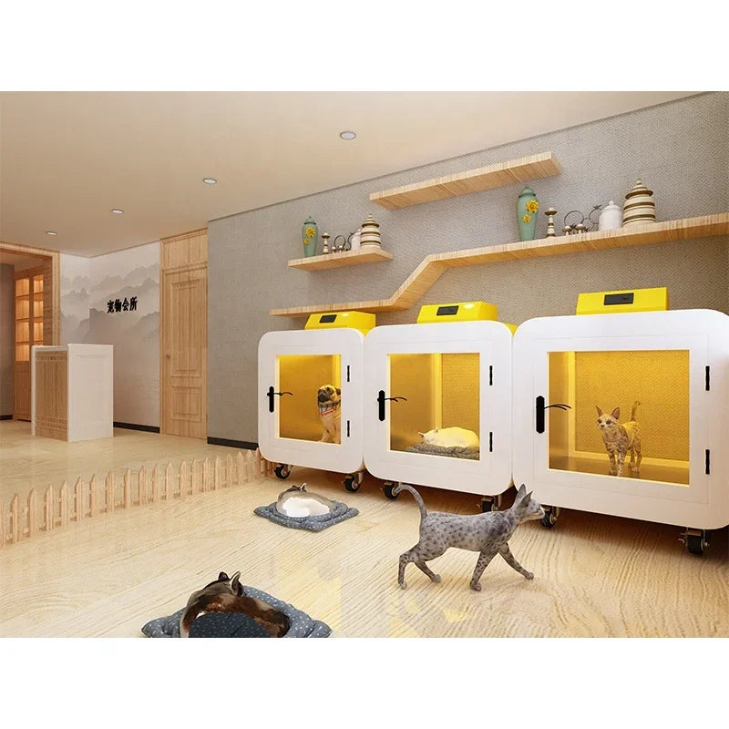 Atmosphere Light Plush Portable Disassembled Modular Indoor Dog Other Pet Cages & Houses Product cat Silent Cabinets