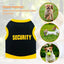 Cotton Dog Shirt for Small Dogs, Boy Summer Clothes, Security Dog Shirt, Male Pet Outfits, Cat Clothing